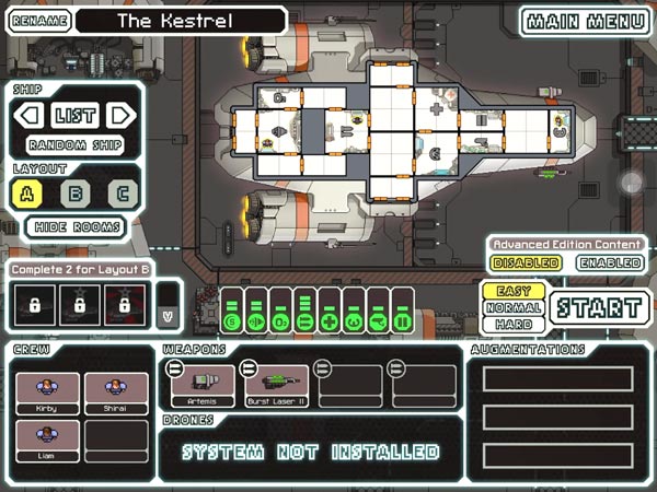 FTL - Faster than light - captura de pantalla