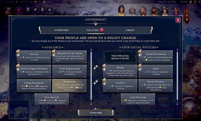Politics and diplomacy in strategy games like the Civilization series