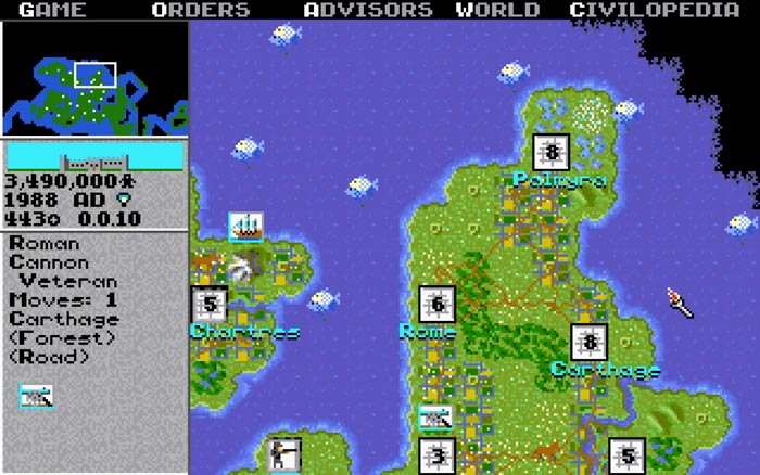 Sid Meier's Civilization - Captura de pantalla