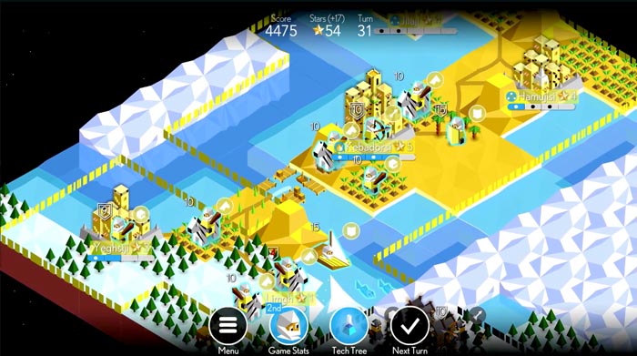 The Battle of Polytopia - Captura de pantalla, estrategia para móvil 